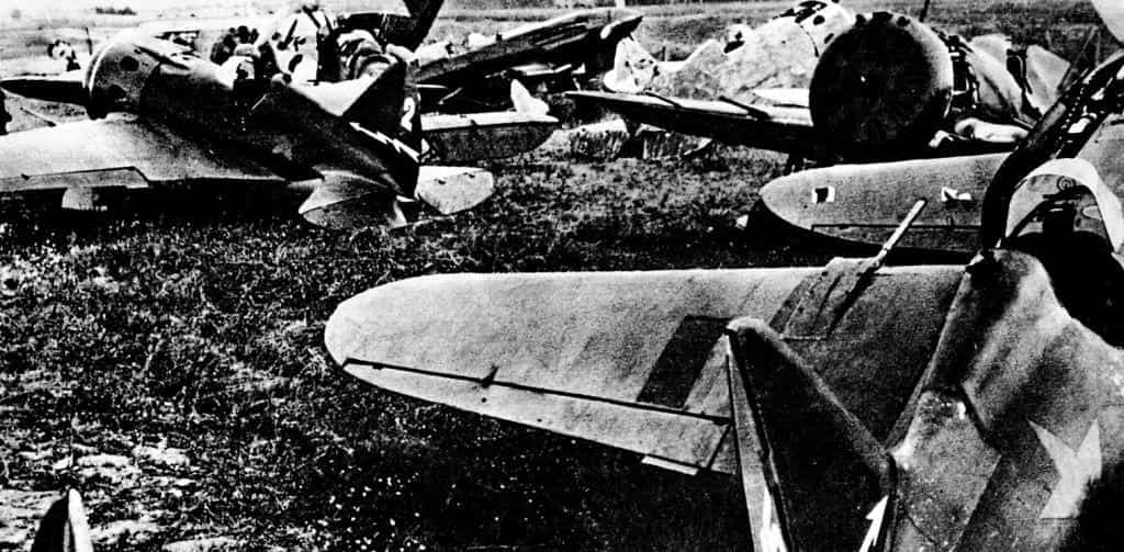 Большая часть потерь советской авиации в первый день войны пришлась на действия противника по нашим аэродромам